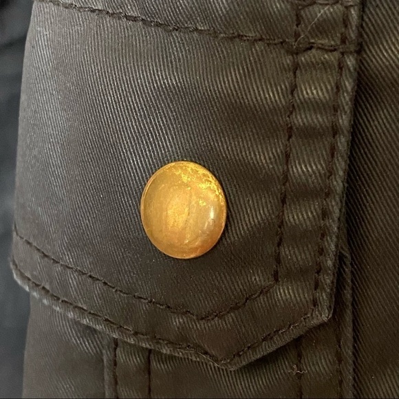 J. Crew Jacket Black Waxed Cotton Downtown Field Jacket, XS - Picture 11 of 16